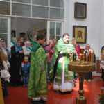 Православие, Хотеичи, День Святаго Духа, 5 июня 2017, зеленый, кресный ход, молебен, трапеза, храм.